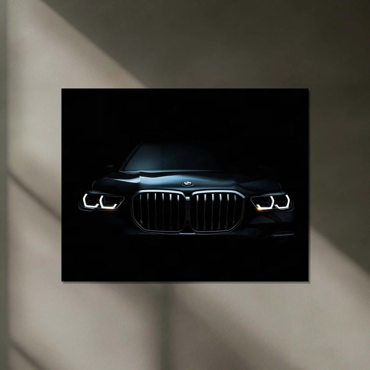 BMW 7 Series – Precision in the Dark | Neon LED Metal Poster | Luxury Redefined in Motion - TURTLEWINGS