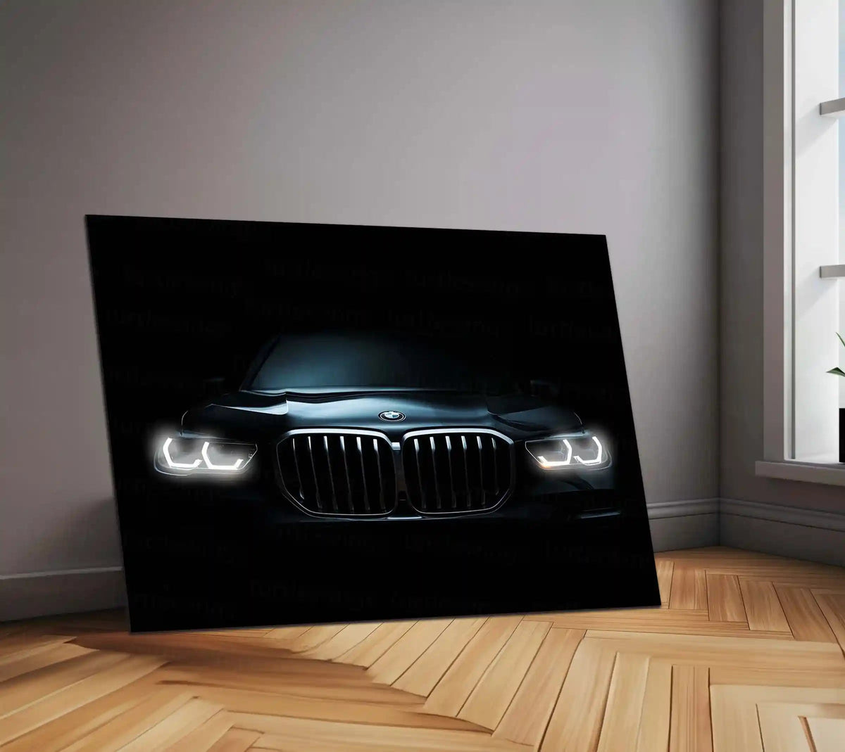BMW 7 Series – Precision in the Dark | Neon LED Metal Poster | Luxury Redefined in Motion - TURTLEWINGS