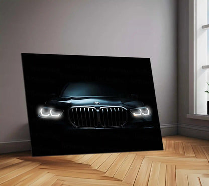 BMW 7 Series – Precision in the Dark | Neon LED Metal Poster | Luxury Redefined in Motion - TURTLEWINGS