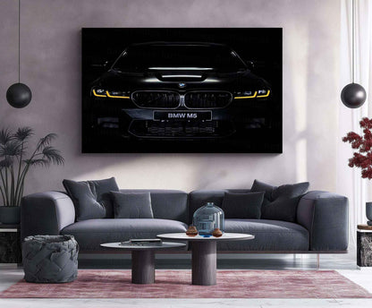 BMW M5 Neon LED Metal Frame - TURTLEWINGS
