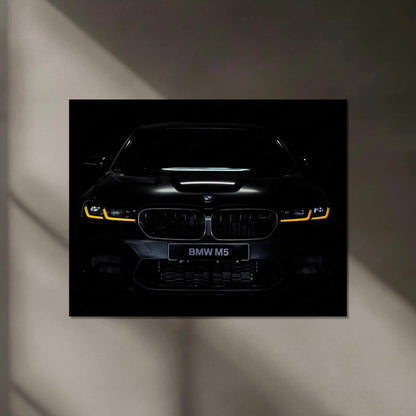 BMW M5 Neon LED Metal Frame - TURTLEWINGS