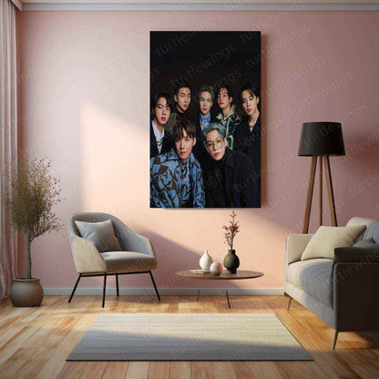 BTS Metal Poster – K-Pop Legends Wall Art for ARMY - TURTLEWINGS