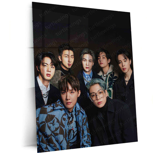 BTS Metal Poster – K-Pop Legends Wall Art for ARMY - TURTLEWINGS