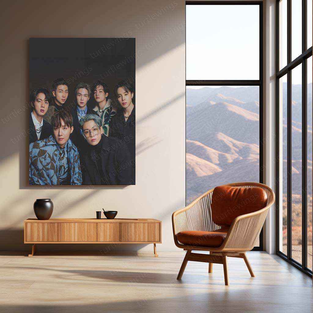 BTS Metal Poster – K-Pop Legends Wall Art for ARMY - TURTLEWINGS