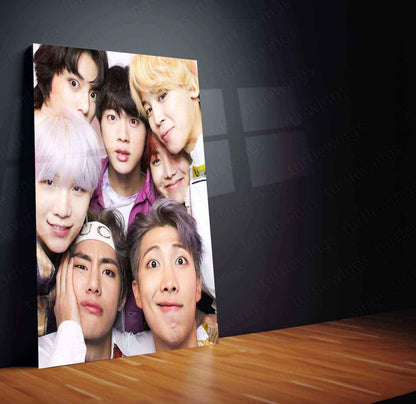 BTS Metal Poster – K-Pop Legends Wall Art for ARMY f3 - TURTLEWINGS