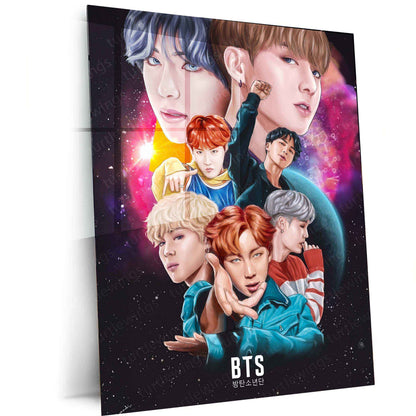 BTS Metal Poster – K-Pop Legends Wall Art for ARMY 4 - TURTLEWINGS