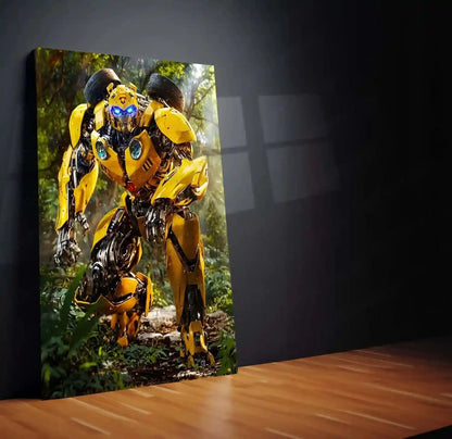 Bumblebee Transformer Metal Poster – Iconic Autobot Wall Art - TURTLEWINGS