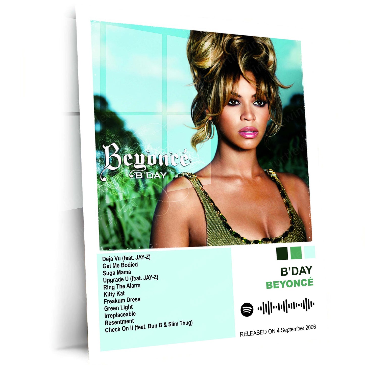 Beyoncé – Complete Album Collection | Set of 11 | Set of 8 | Set of 4 | Premium Metal Poster Set
