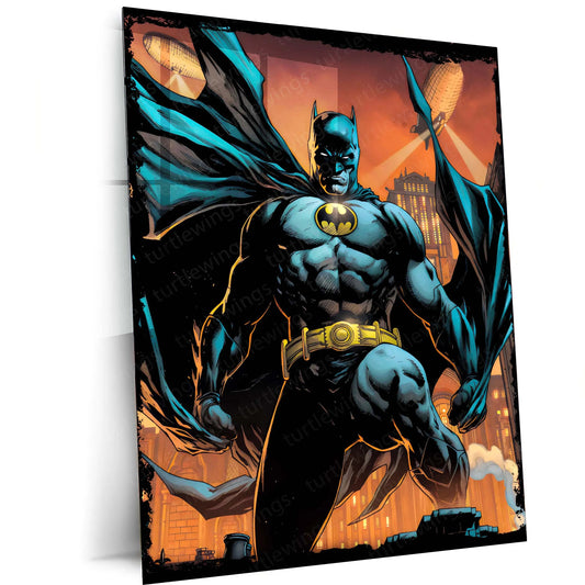 Batman – Dark Knight Metal Poster | Gotham’s Protector Wall Frame | DC Superhero Art - TURTLEWINGS