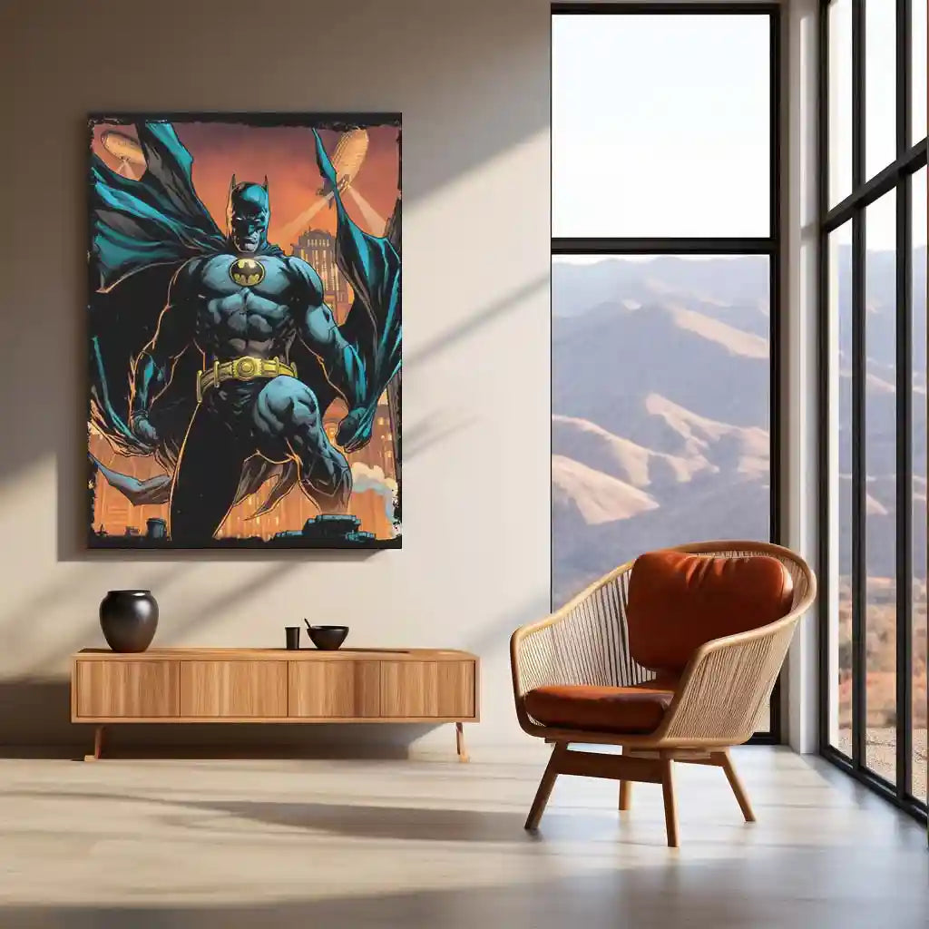 Batman – Dark Knight Metal Poster | Gotham’s Protector Wall Frame | DC Superhero Art - TURTLEWINGS