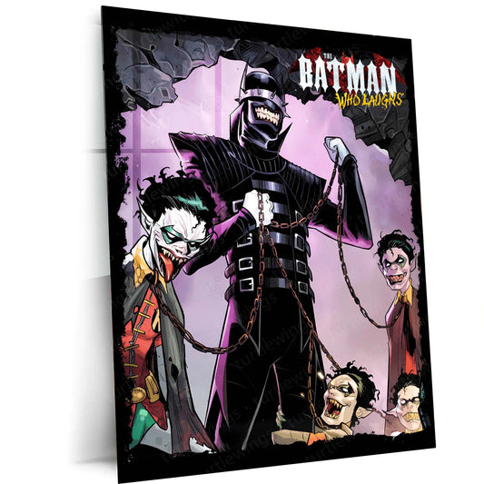 Batman Who Laughs – Dark Multiverse Metal Poster | DC Comics Villain Wall Frame - TURTLEWINGS