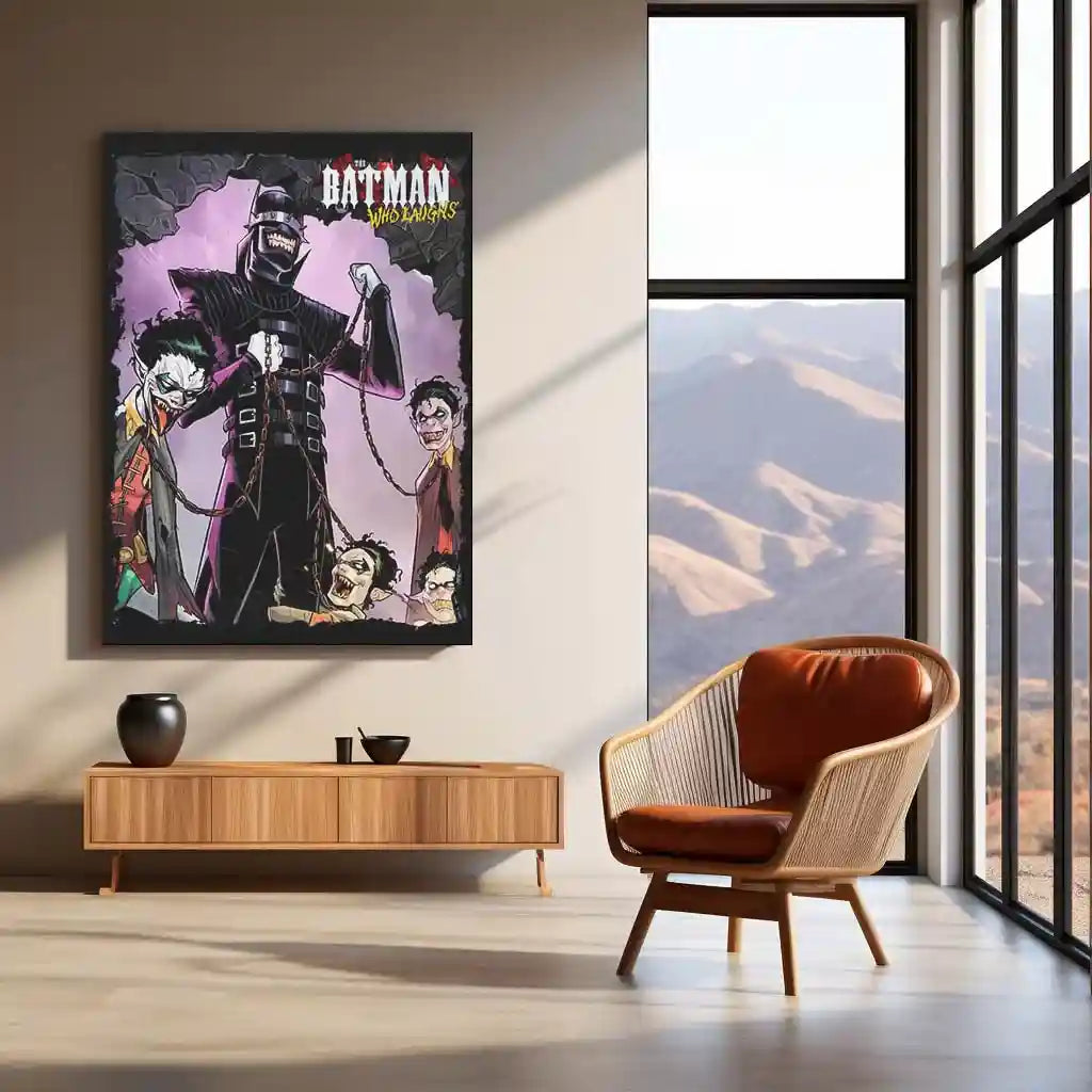 Batman Who Laughs – Dark Multiverse Metal Poster | DC Comics Villain Wall Frame - TURTLEWINGS
