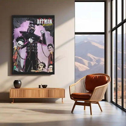 Batman Who Laughs – Dark Multiverse Metal Poster | DC Comics Villain Wall Frame - TURTLEWINGS