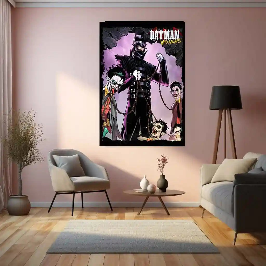Batman Who Laughs – Dark Multiverse Metal Poster | DC Comics Villain Wall Frame - TURTLEWINGS