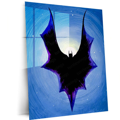 Batman, Robin & Joker Metal Frame | DC Comic Wall Art | Premium Metal Poster