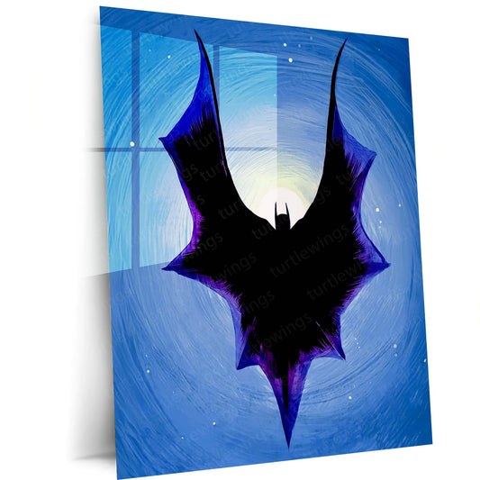 Batman, Robin & Joker Metal Frame | DC Comic Wall Art | Premium Metal Poster