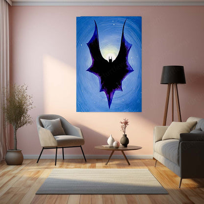 Batman, Robin & Joker Metal Frame | DC Comic Wall Art | Premium Metal Poster