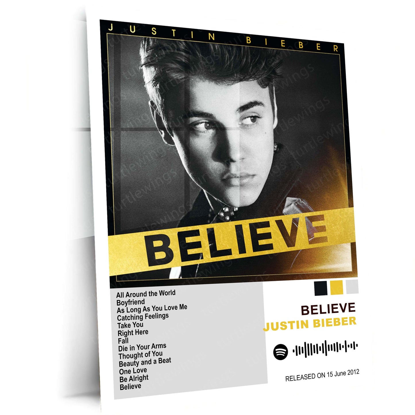 Justin Bieber – Complete Album Collection | Set of 11 | Set of 8 | Set of 4 | Premium Metal Poster Set