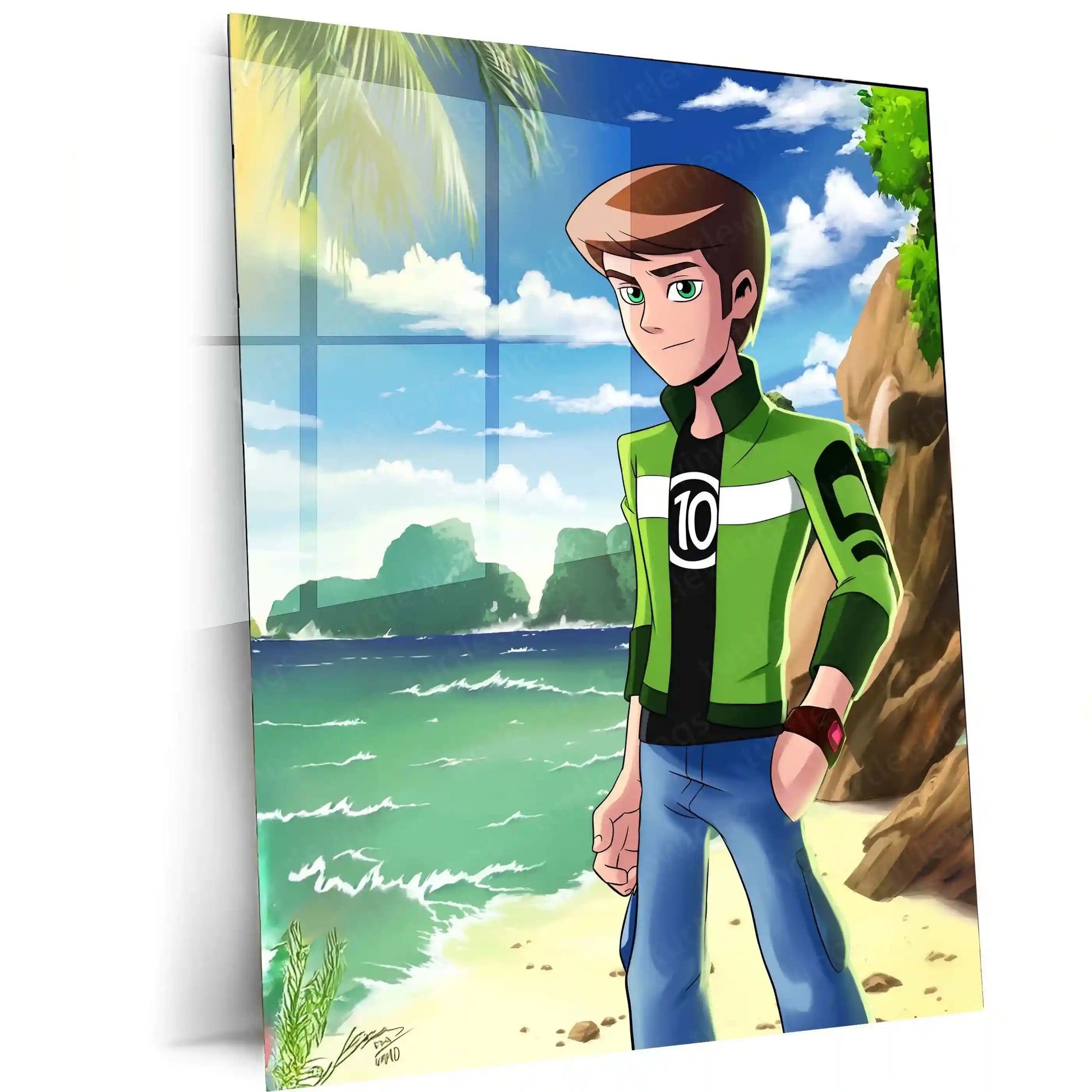 Anime Metal Poster | Ben Tennyson Metal Poster – The Ultimate Hero - TURTLEWINGS