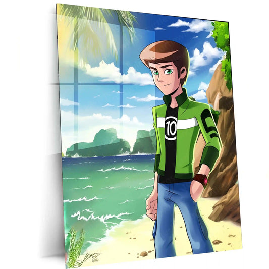 Anime Metal Poster | Ben Tennyson Metal Poster – The Ultimate Hero - TURTLEWINGS