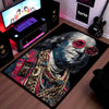 Benjamin Franklin Area Flat Rug | Money Aesthetic Floor Mat Carpet | Dollar Theme Luxury Flat Rug | Hip Hop Style Rich Vibe Flat Rug for Bedroom, Gaming Room & Modern Home Decor