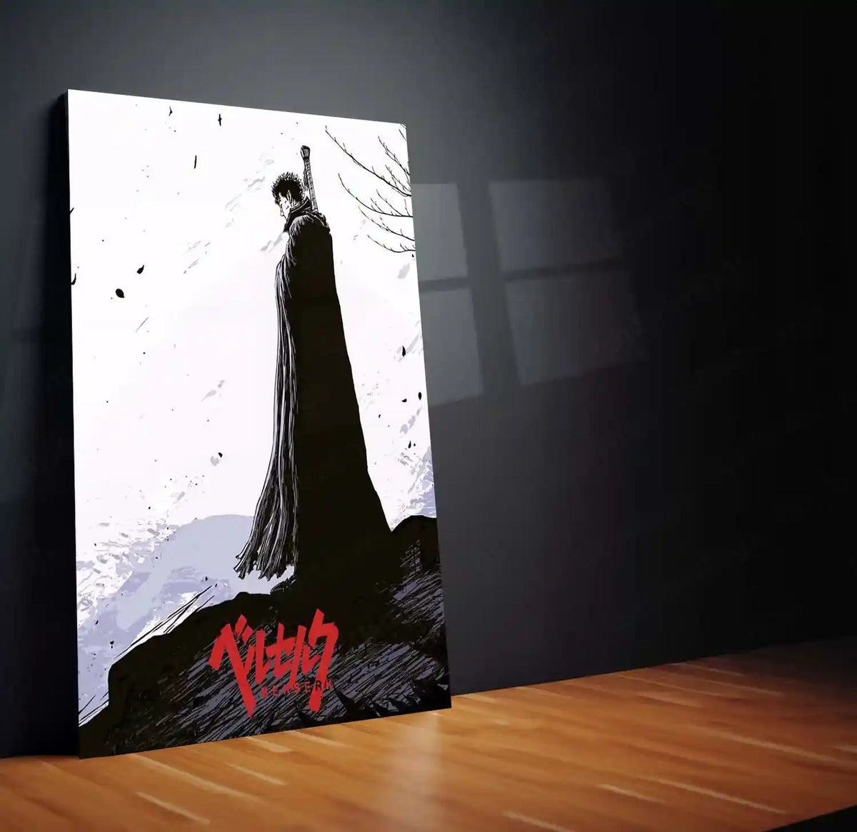 Anime Metal Poster | Berserk Rage Within | Dark Fantasy Anime Metal Frame Fury, Survival & Indomitable Will Wall Art 03 - TURTLEWINGS 