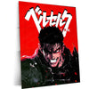 Anime Metal Poster | Berserk Rage Within | Dark Fantasy Anime Metal Frame  Fury, Survival & Indomitable Will Wall Art 04