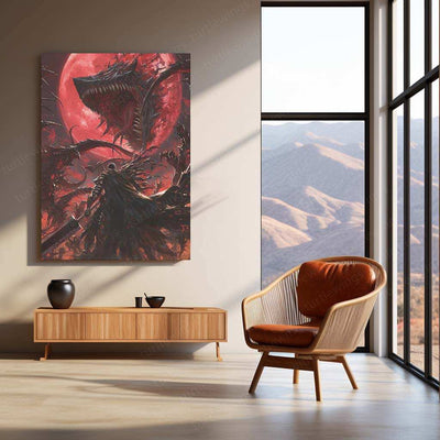 Berserk Metal Poster – Guts Dark Fantasy Anime Wall Art - TURTLEWINGS
