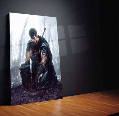 Berserk Metal Poster – Guts Dark Fantasy Anime Wall Art 3 - TURTLEWINGS