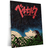 Anime Metal Poster | Berserk Rage Within | Dark Fantasy Anime Metal Frame  Fury, Survival & Indomitable Will Wall Art 07