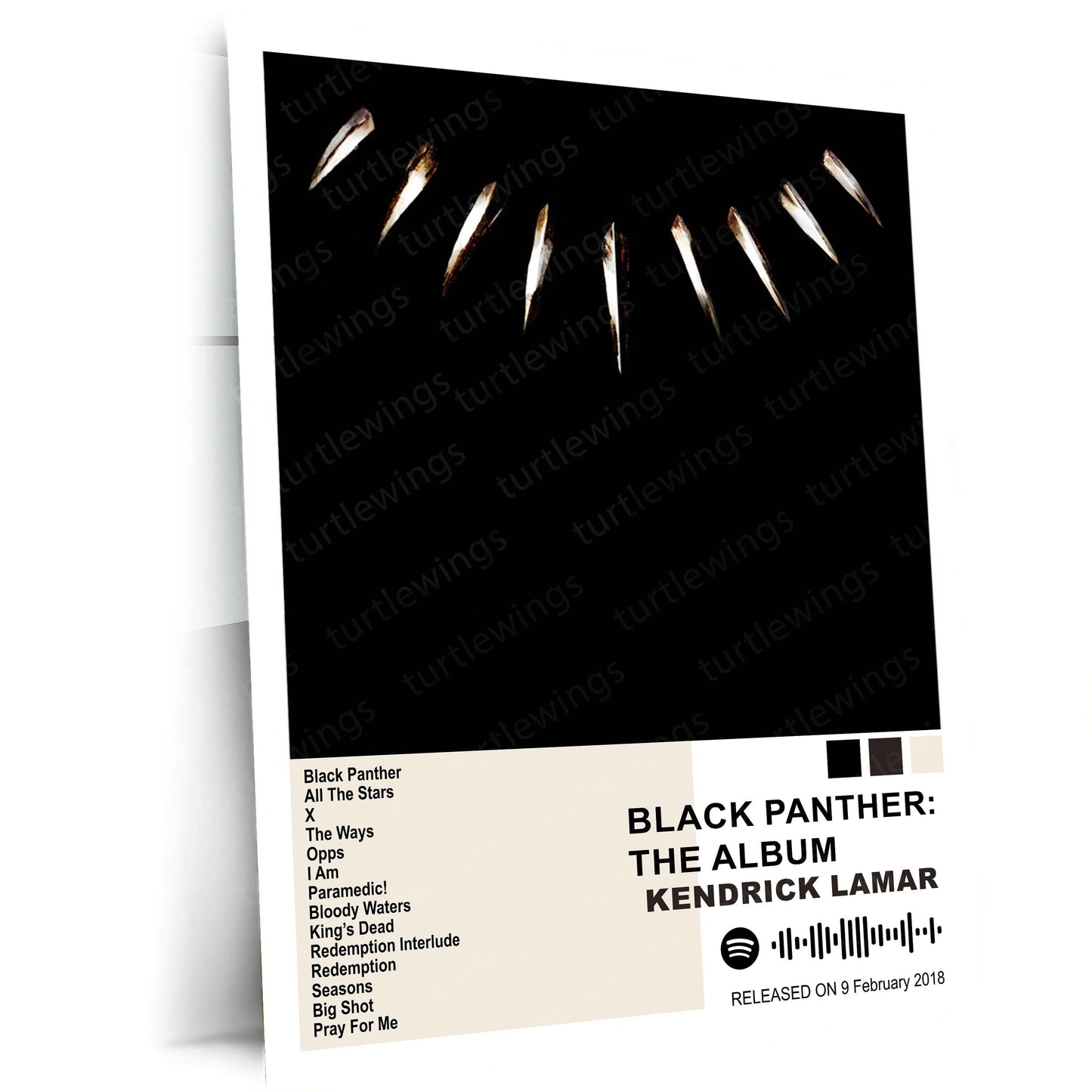 Kendrick Lamar – Complete Album Collection | Set of 11 | Set of 8 | Set of 4 | Premium Metal Poster Set
