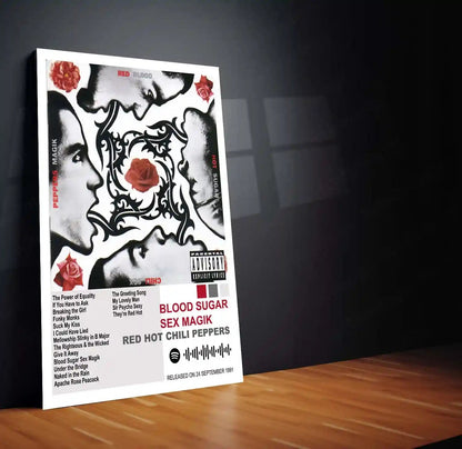 Red Hot Chili Peppers – Complete Album Collection | Set of 11 | Set of 8 | Set of 4 | Premium Metal Poster - TURTLEWINGS