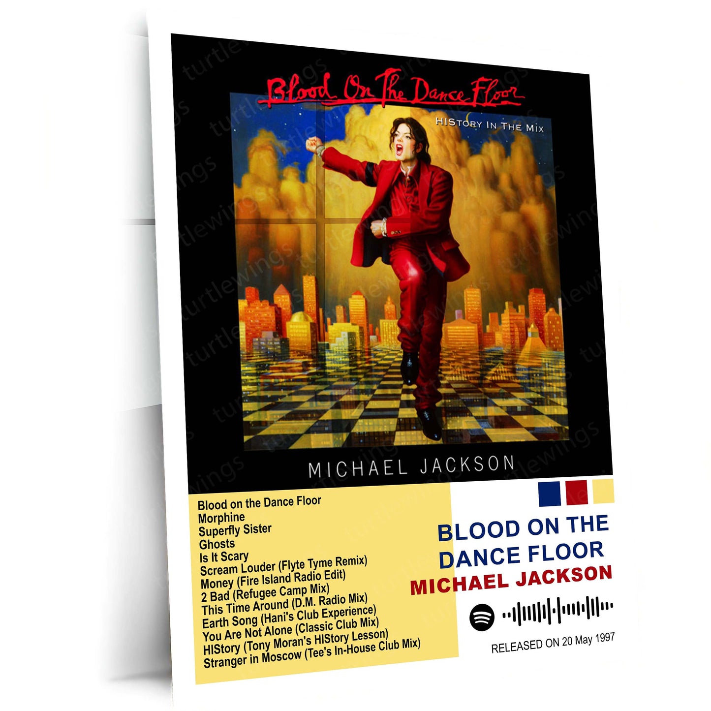 Michael Jackson – Complete Album Collection | Set of 10 | Set of 8 | Set of 4 | Premium Metal Poster Set