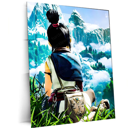 Kena: Bridge of Spirits – Guardian of the Forest | Spirit Guide Metal Frame Poster