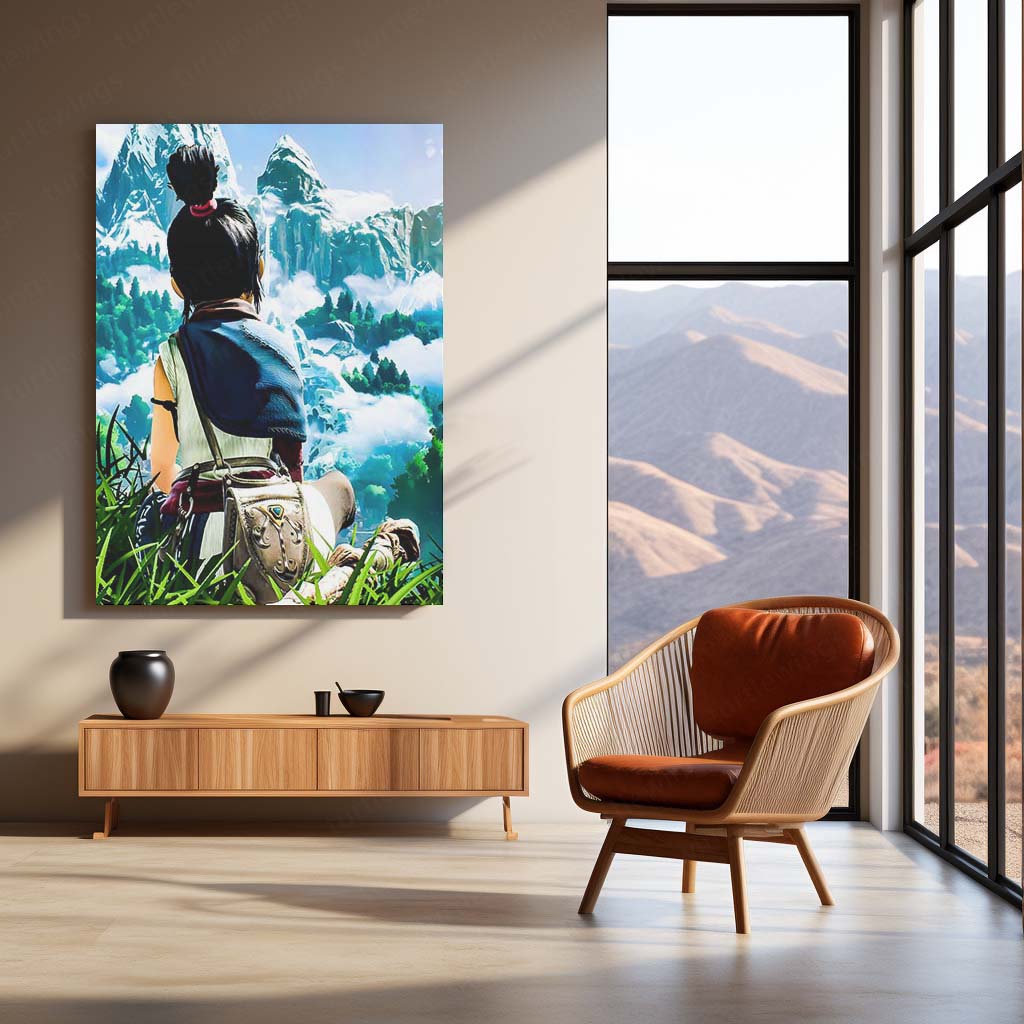 Kena: Bridge of Spirits – Guardian of the Forest | Spirit Guide Metal Frame Poster