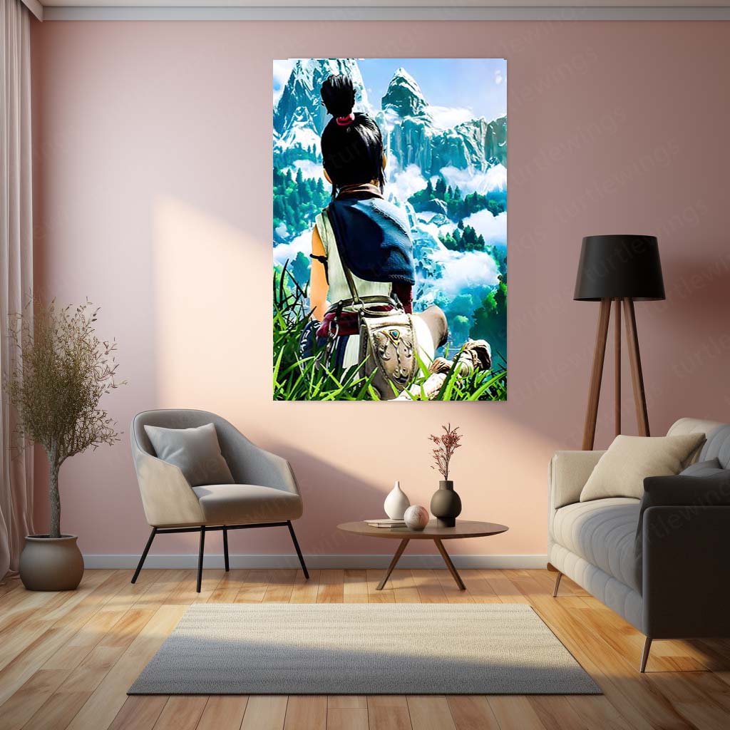 Kena: Bridge of Spirits – Guardian of the Forest | Spirit Guide Metal Frame Poster