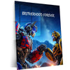 Transformers Brotherhood Metal Poster – Optimus Prime & Bumblebee Wall Art