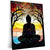 Buddha Metal Poster  Tranquil Zen Spiritual Wall Art