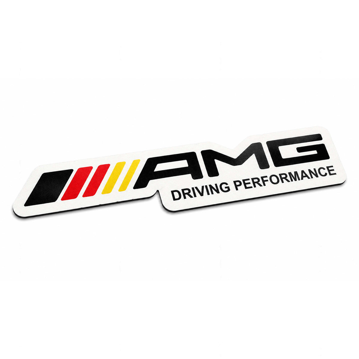 AMG Driving Performance Logo Flat Rug | Mercedes-AMG Inspired Motorsport Die-Cut Floor Decor | Premium Automotive Enthusiast Flat Rug