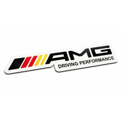 AMG Driving Performance Logo Flat Rug | Mercedes-AMG Inspired Motorsport Die-Cut Floor Decor | Premium Automotive Enthusiast Flat Rug