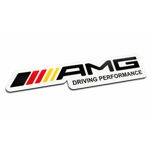 AMG Driving Performance Logo Flat Rug | Mercedes-AMG Inspired Motorsport Die-Cut Floor Decor | Premium Automotive Enthusiast Flat Rug