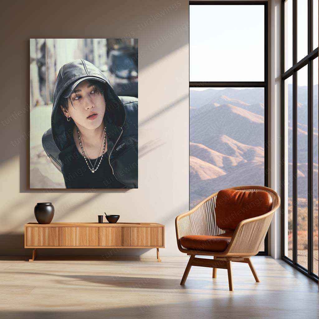 Changbin Metal Poster – Stray Kids Rap Genius Wall Art for STAYs - TURTLEWINGS