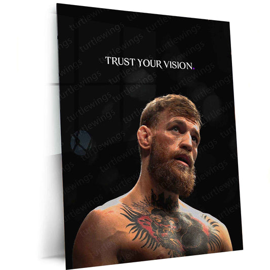Conor McGregor Quote Metal Poster – Motivational MMA Wall Art | Fighter Mindset Decor 4 - TURTLEWINGS