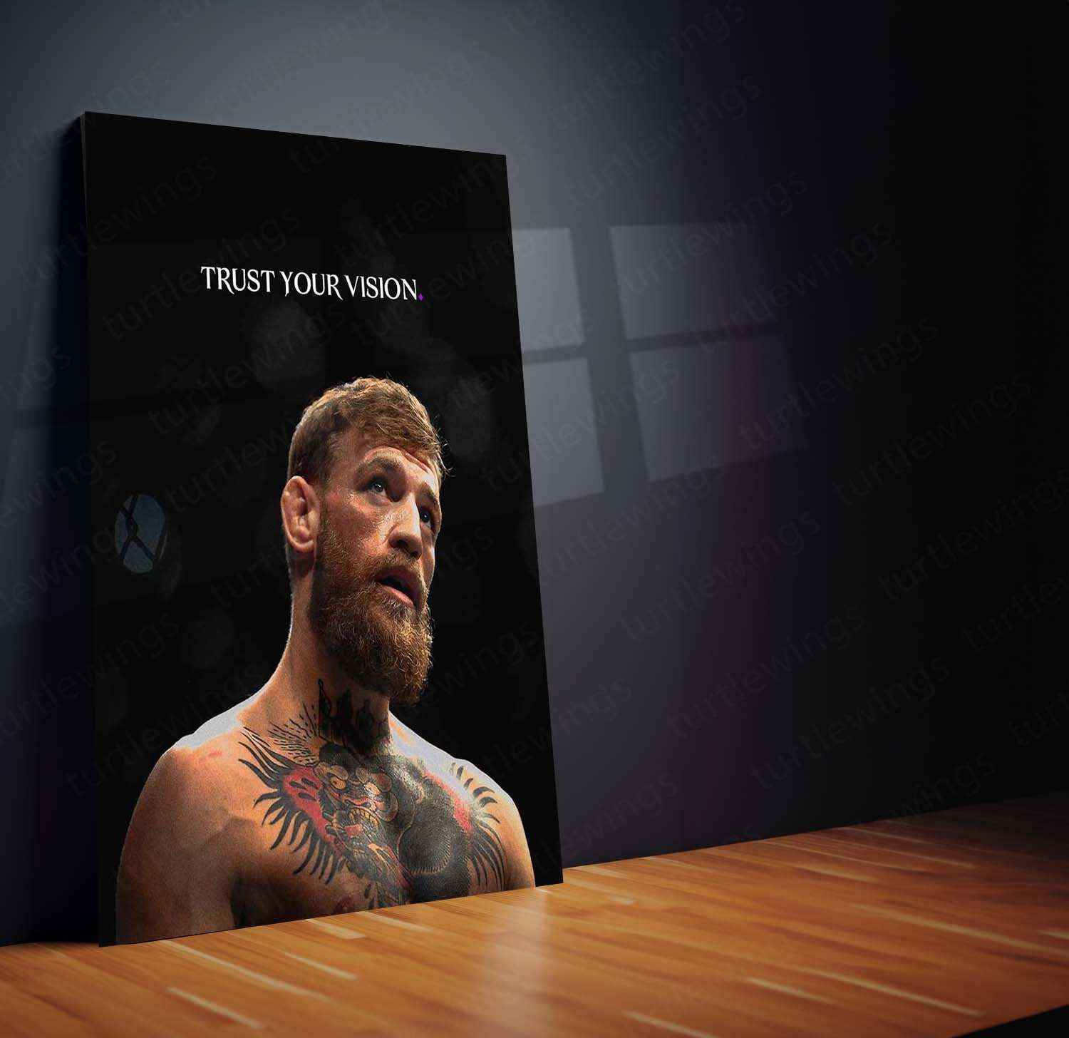 Conor McGregor Quote Metal Poster – Motivational MMA Wall Art | Fighter Mindset Decor 4 - TURTLEWINGS