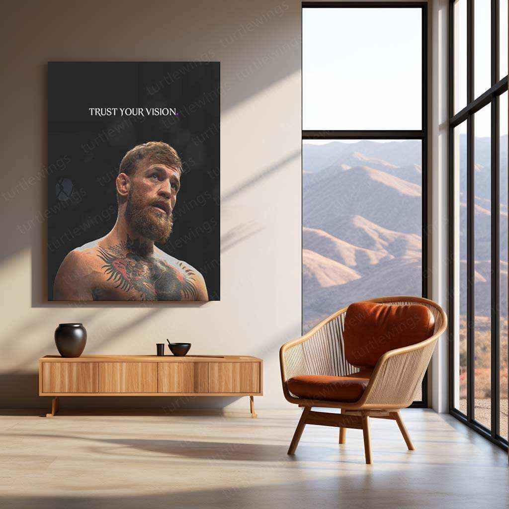 Conor McGregor Quote Metal Poster – Motivational MMA Wall Art | Fighter Mindset Decor 4 - TURTLEWINGS