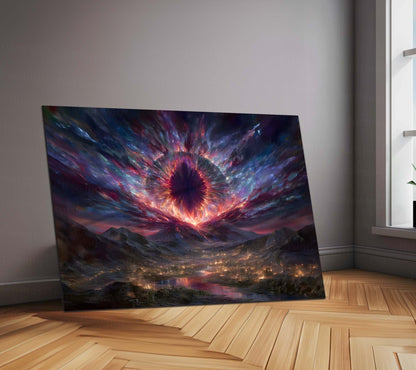 Celestial Vortex – The Eye of Creation | Cosmic Explosion Fantasy Metal Poster