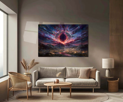 Celestial Vortex – The Eye of Creation | Cosmic Explosion Fantasy Metal Poster