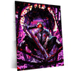 Anime Metal Poster | Chainsaw Man – Blood & Chaos | Dark Anime Metal Frame Brutal Power & Unhinged Energy Wall Art