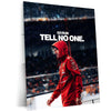 Quote Metal Poster | Charles Leclerc | “Go Run. Tell No One.” | F1 Motivational Metal Poster Frame