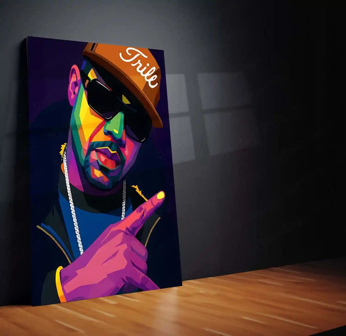 Hip-Hop Legends – Metal Poster Set of 3 | Tupac, Biggie, Eminem Tribute | Street Culture Luxury Wall Frames - TURTLEWINGS 